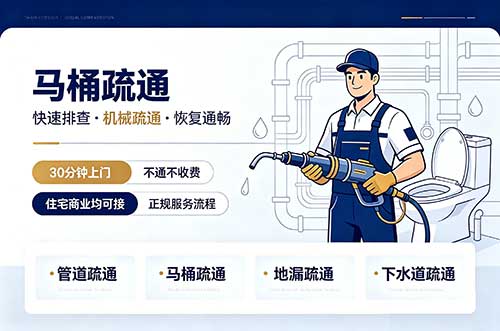 绥化马桶疏通