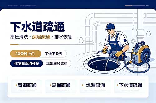 绥化下水道疏通